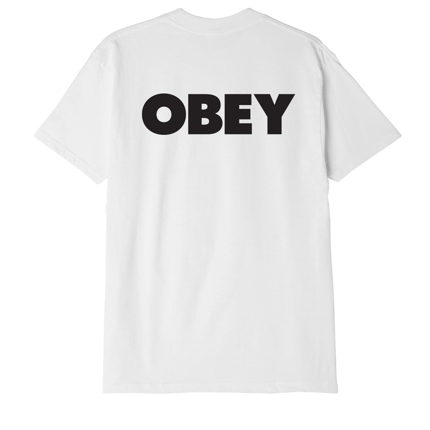 Obey Bold Obey II Classic T-Shirt White 165263016 WHT - APLAZE
