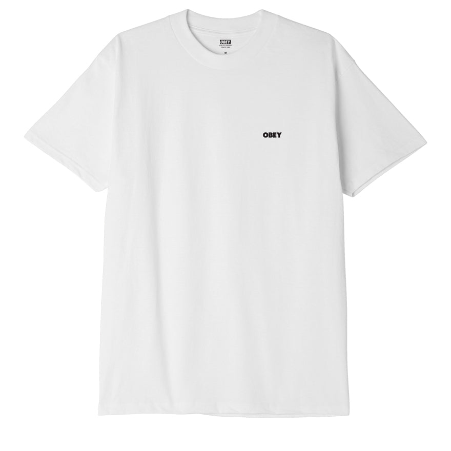 Obey Bold Obey II Classic T-Shirt White 165263016 WHT - APLAZE