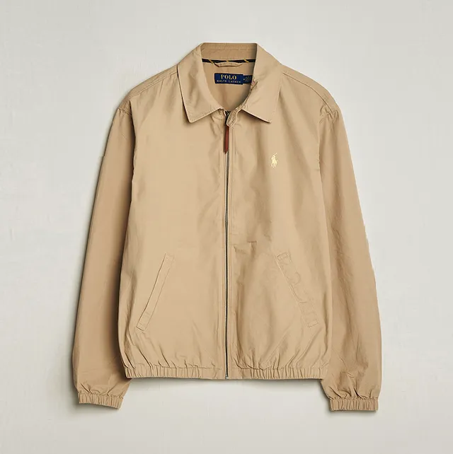 Polo Ralph Lauren Men's Bayport Cotton Jacket Khaki 710704084 027 Polo Ralph Lauren Men's Bayport Cotton Jacket Khaki 710704084 027