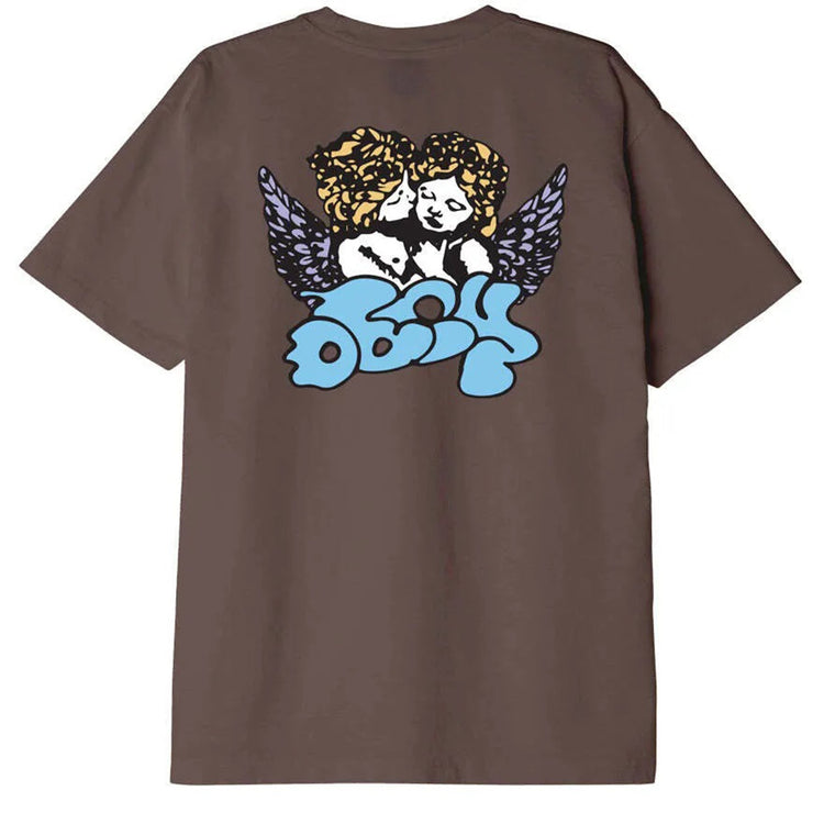 Obey Cherubs Heavyweight T-Shirt Silt 166913365 SLT - APLAZE