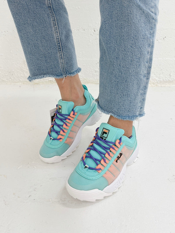 Fila Women's Disruptor II Monomesh Btqs/Cado/Elpp 5XM00814-465 - 6.5 Fila Women's Disruptor II Monomesh Btqs/Cado/Elpp 5XM00814-465 - 6.5