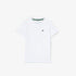 Lacoste Kids Plain Cotton Jersey T-Shirt White TJ1122 001