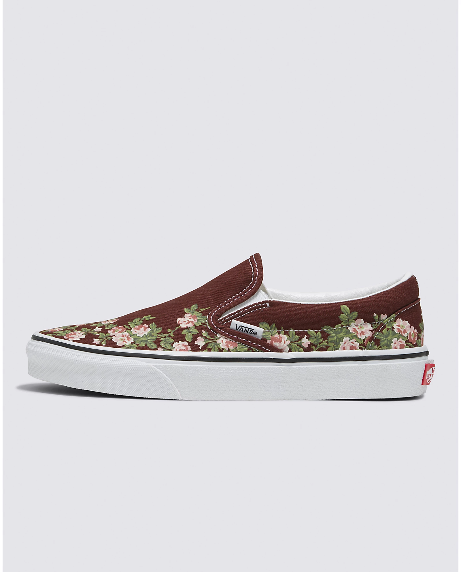 Vans Classic Slip-On Wallflower Floral Shoe Bitter Chocolate VN0009Q77