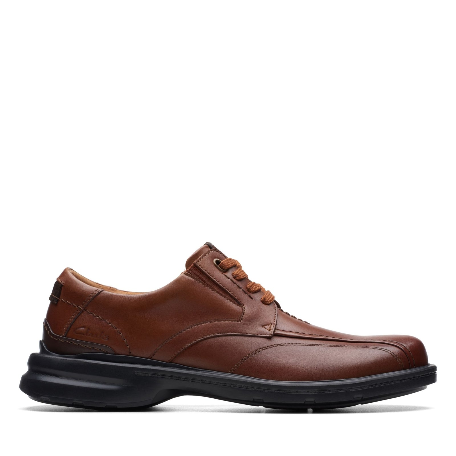 Clarks Men\'s Gessler Lace Oxford, Dark Brown‎ Leather, 8.5M Clarks Mens Gessler Lace Oxford Leather Shoes Black Size 8.5  main image 2