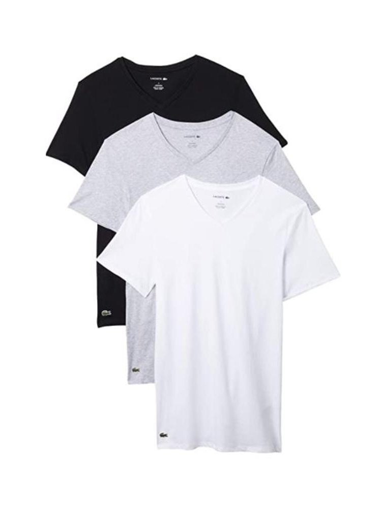Lacoste Men's Lacoste Pack V Neck T Shirts LACOSTE Men's
