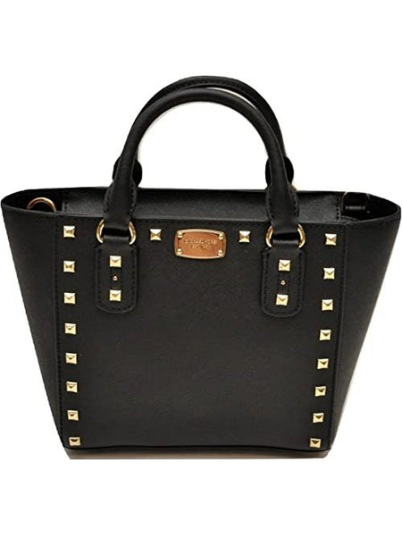 Michael Kors Sandrine Studded Saffiano Leather Crossbody Bag