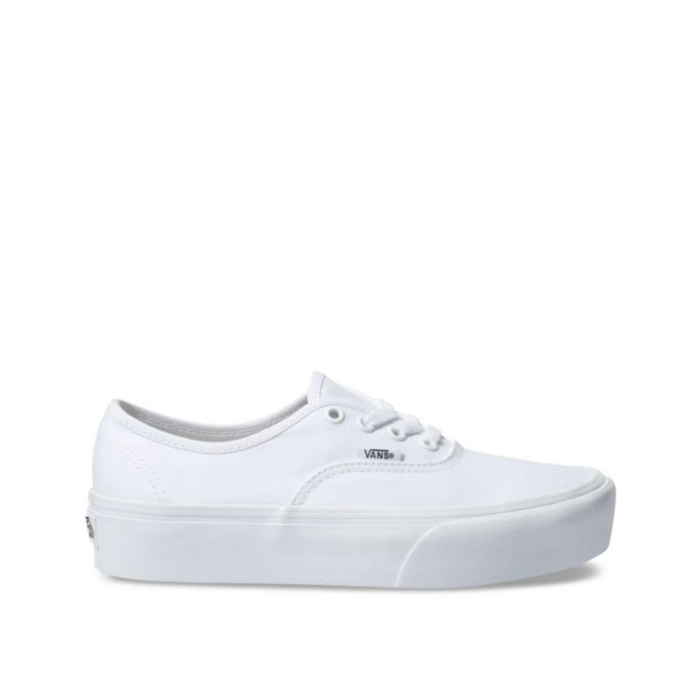 Vans authentic platform 2.0 classic white & true white womens shoes Clearance
