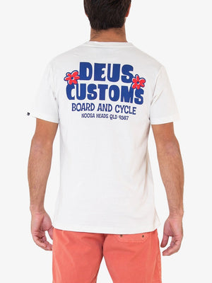 Deus Mens Drifter T-Shirt Vintage White DMS2011411D.