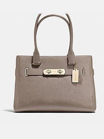 Coach swagger carryall discount in pebble leather