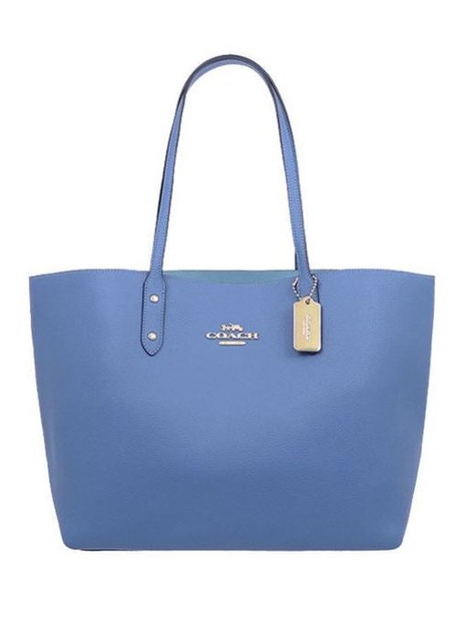 Coach town tote blue Clearance