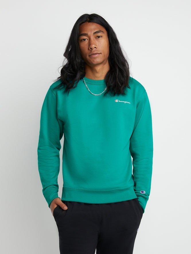 Pulli Crew Neck Hellblauer Champion Pullover Champion Powerblend