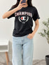 Champion Men's Classic Graphic T-shirt Black GT23H 5864LA 003