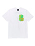 Huf Mens High Note Short Sleeve T-Shirt White TS01654.