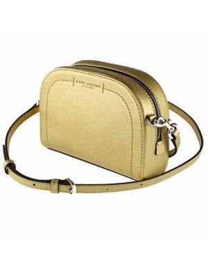 Marc Jacobs Women's Playback Half Moon Dome Crossbody Bag Gold M001395