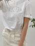 Tommy Hilfiger Mens Hilfiger Curve Logo T-Shirt White MW30034 100