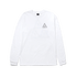 Huf Set Triple Triangle Long Sleeve T-Shirt White TS01935 WHT