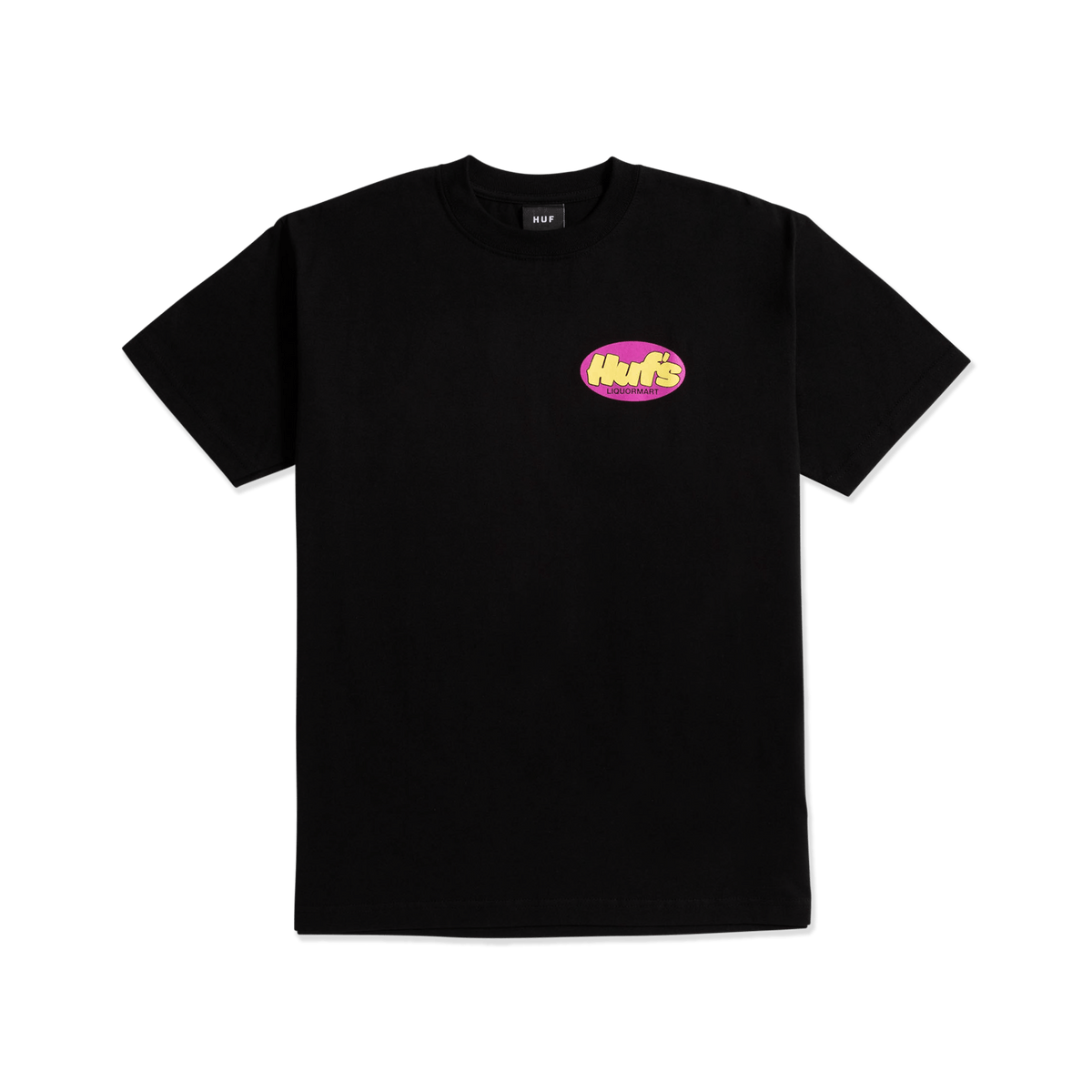 Huf Liquormart Short Sleeves T-Shirt Black TS01946 - APLAZE