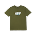 Huf Mens The Drop Short Sleeve T-Shirt Olive TS01960 OLV