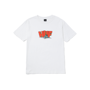 Huf Mens The Drop Short Sleeve T-Shirt White TS01960 WHT - APLAZE