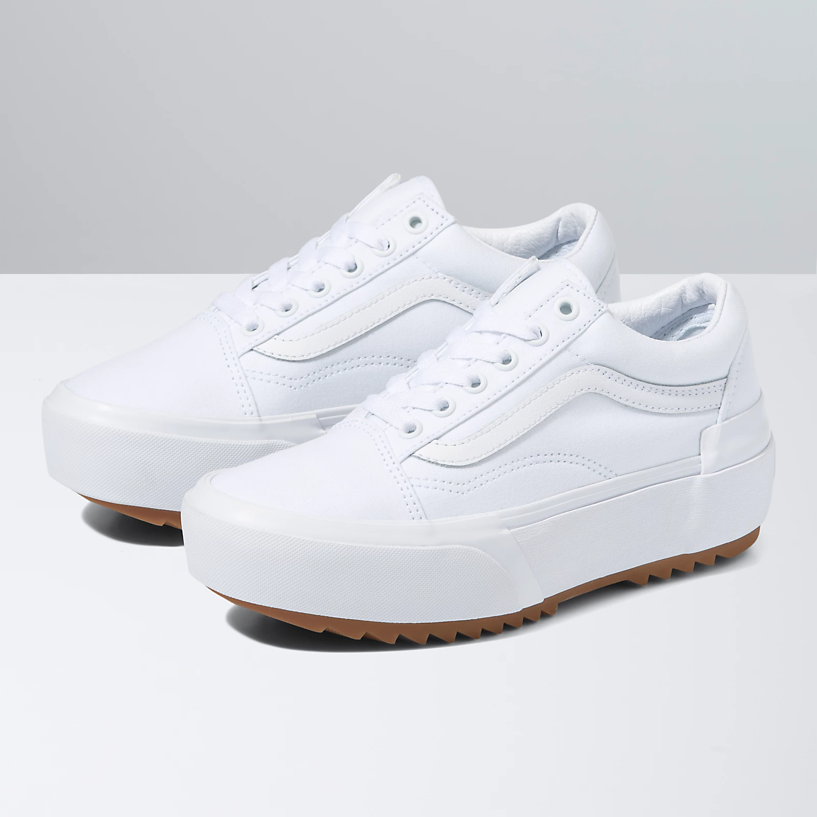 Vans platform white leather new arrivals - Main Image