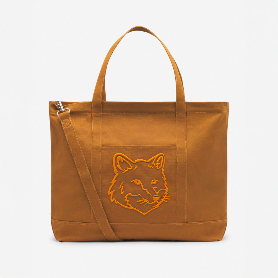 Maison Kitsuné Large Bold Fox Tote Bag LW05105WW0083