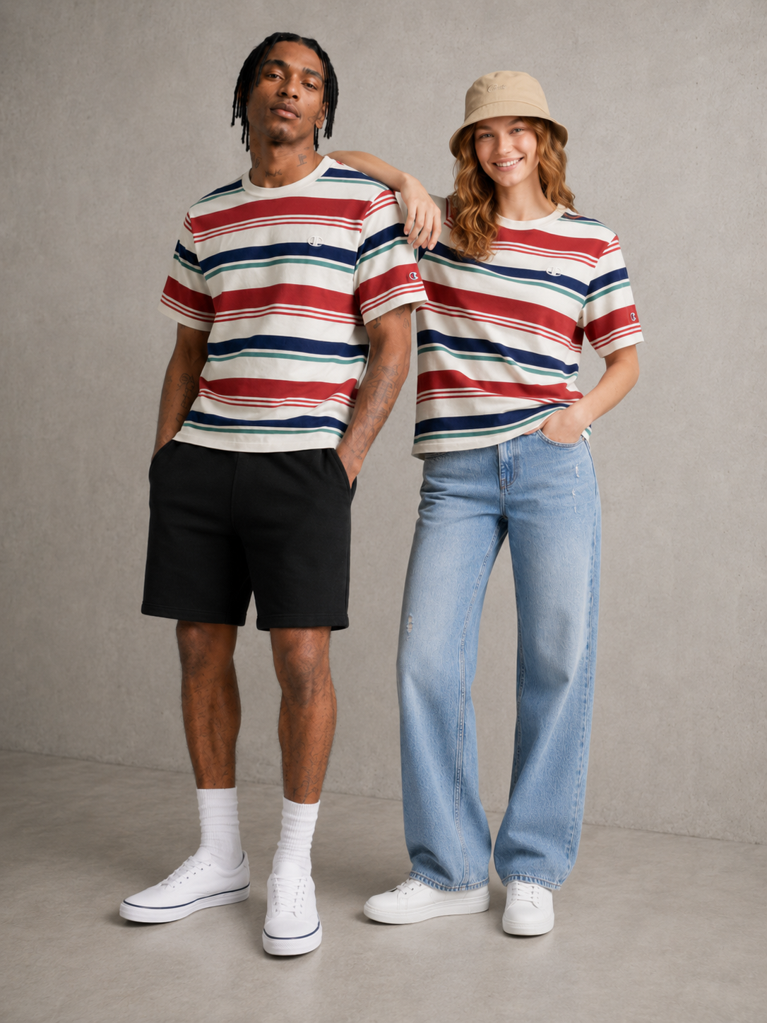 Champion Men's Classic AOP T-Shirt Light Fresh T8754P 407D55 AI8J