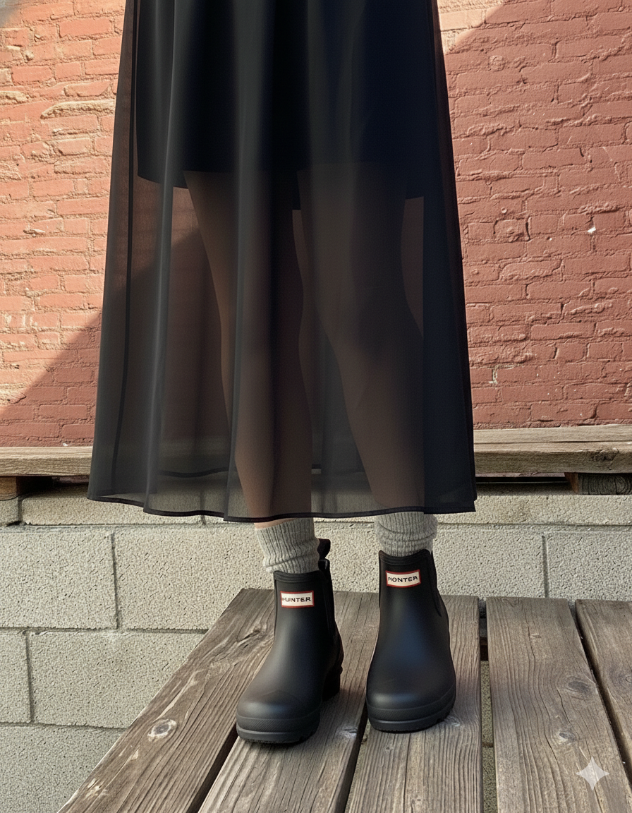 Hunter Women's Original Chelsea Boots Black WFS2078RMA BLK