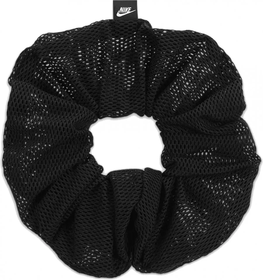 Nike Women's Gathered Hair Ties Large Mesh Black 1004552091 N10
