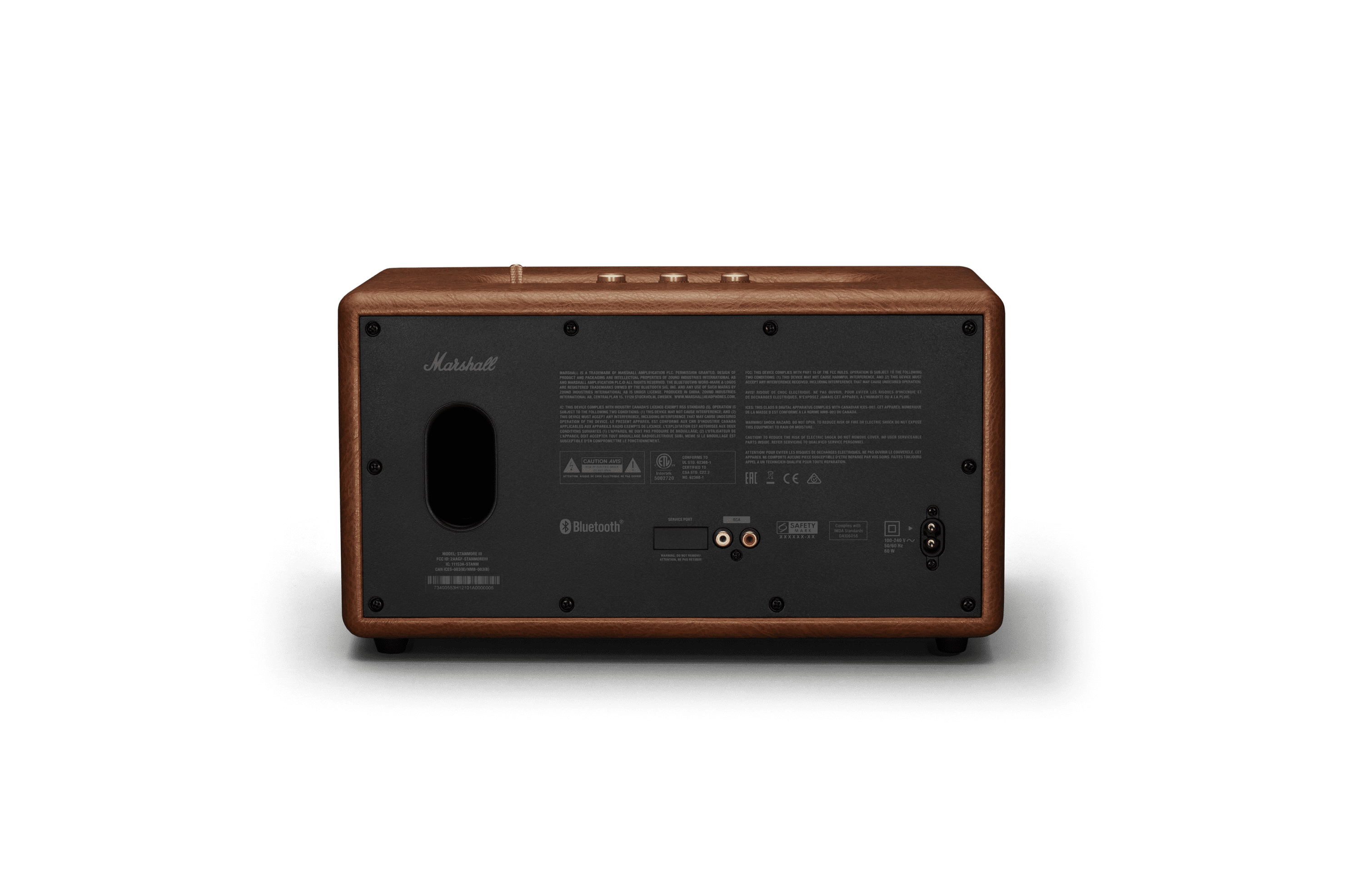 Stanmore 1006083 III Brown Bluetooth Marshall Speaker