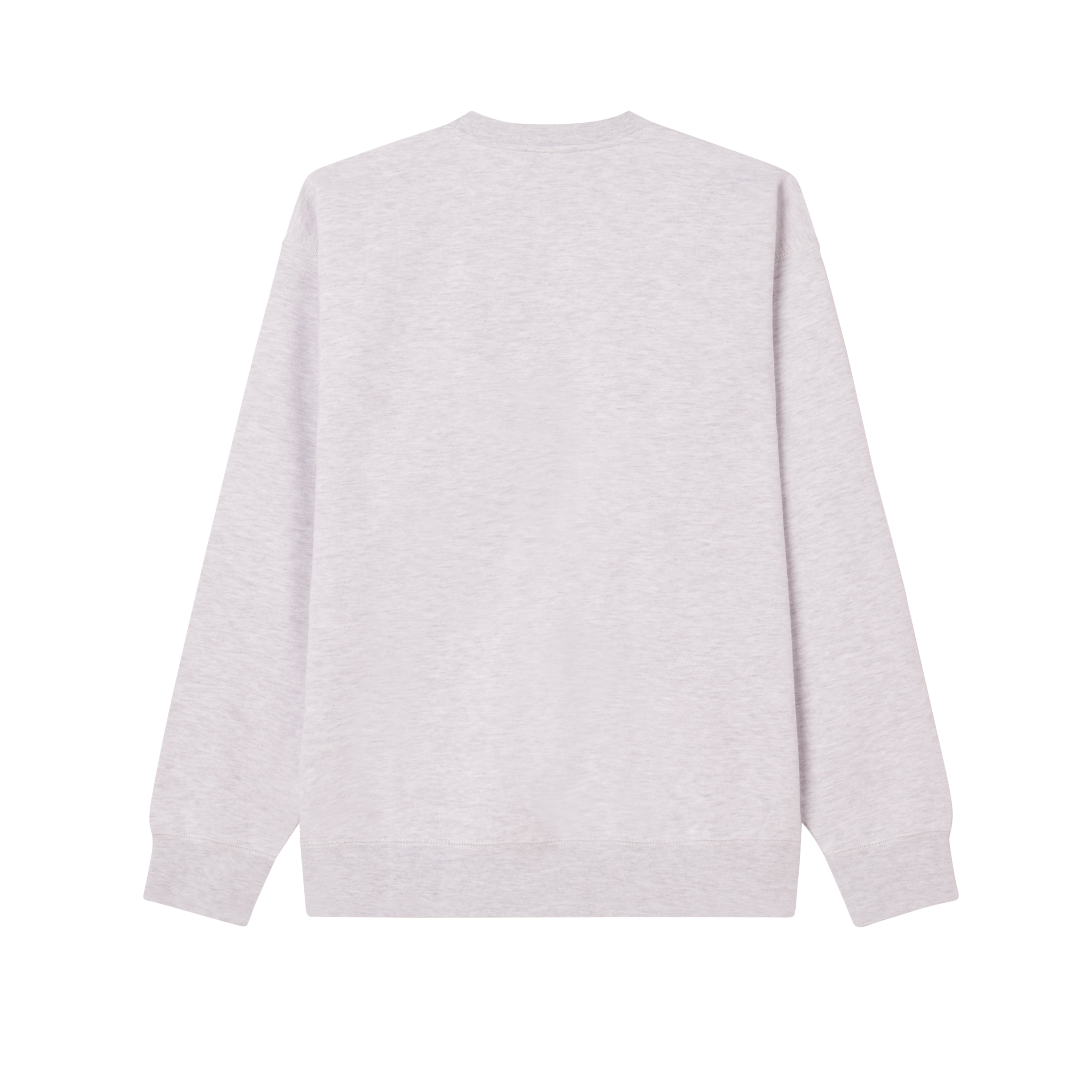 Obey Icon Extra Heavy Crewneck 2 Ash Grey 112480139 AGRY