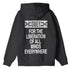 Obey liberation Zip Up Hood Black 112853917 BLK