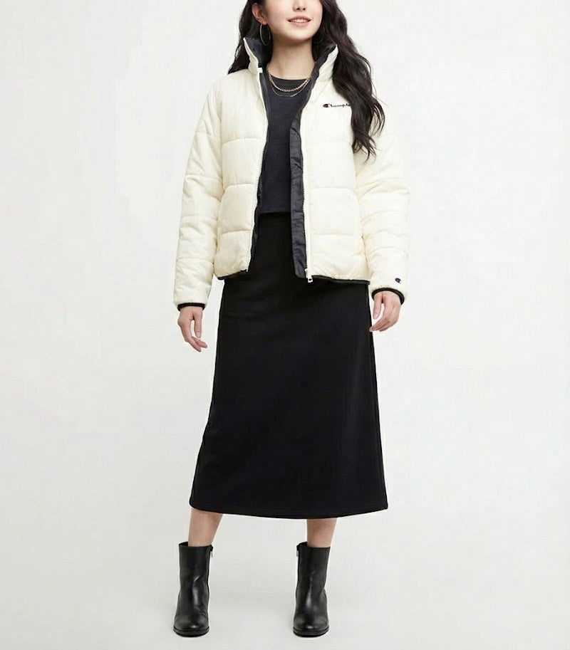 Champion Women's Puffer Jacket Natural J4669 586UHA NTC