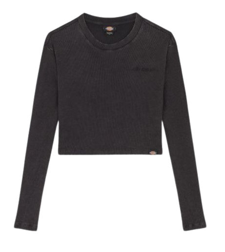 Dickies Women’s Plentywood Long Sleeve Tee Acid Wash Black A866EH86