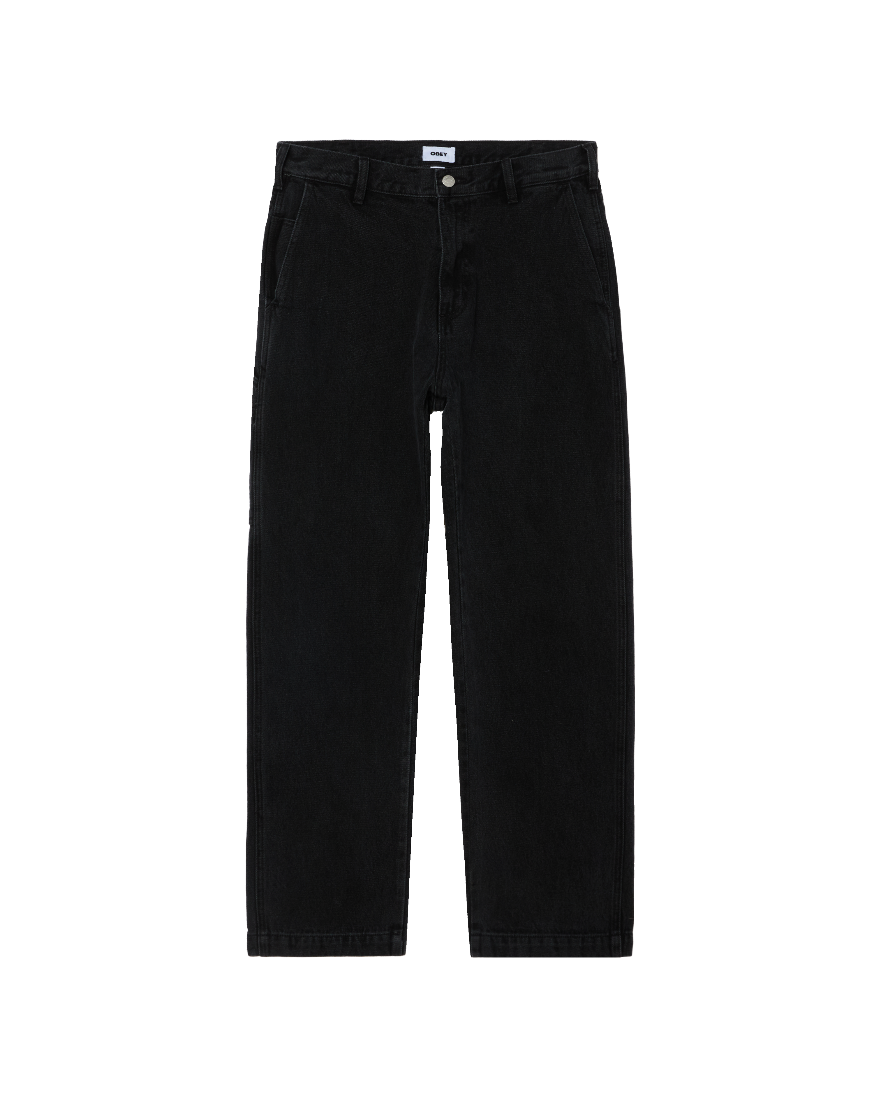 OBEY Men's Organic Hardwork Carpenter Denim Denim Faded Black 142010078 FBL