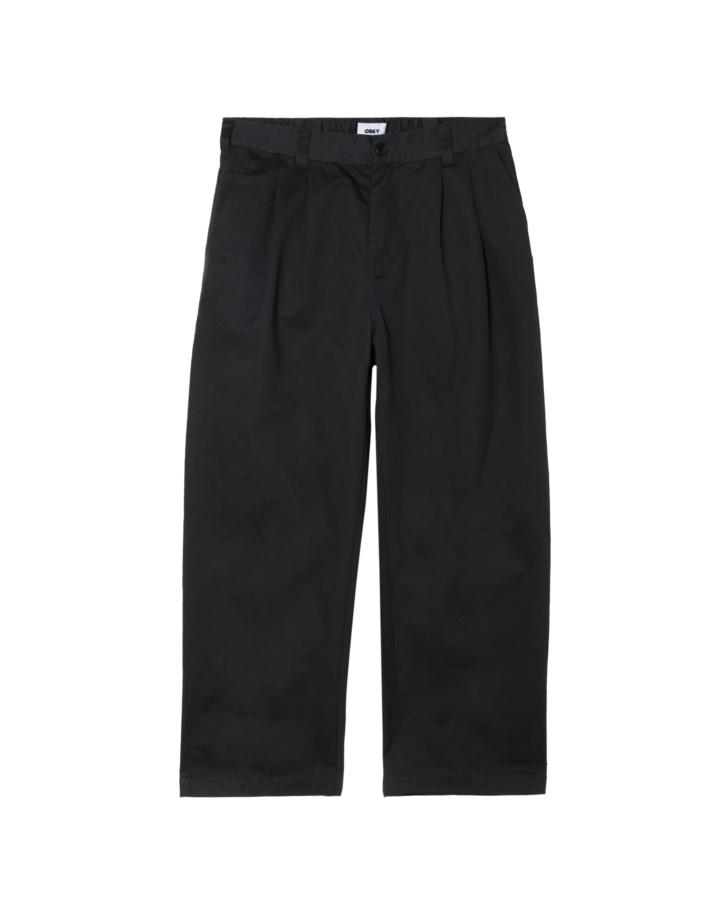 OBEY Foster Pleated Pant Black 142020267 BLK