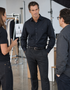 Tommy Hilfiger Men's Regular Fit Cotton Poplin Shirt Black MW25035 001