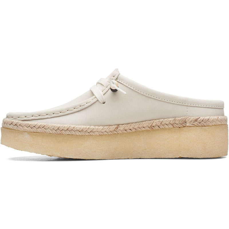Clarks Wallabee Cup Lo White Suede 26171996