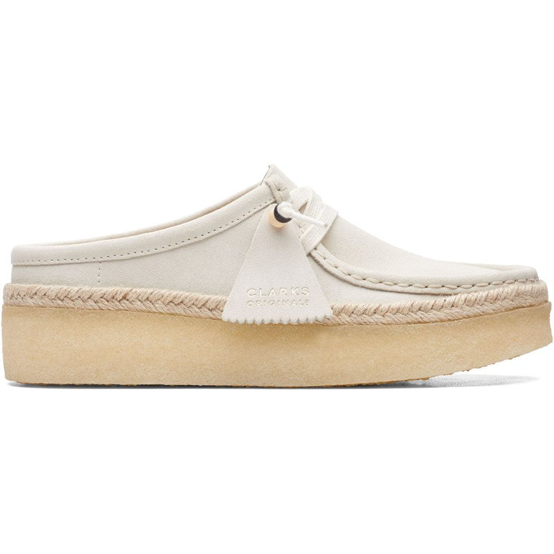 Clarks Wallabee Cup Lo White Suede 26171996