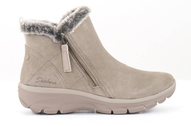Skechers Women's Relaxed Fit: Easy Going - High Zip Boots from Finish Line Mushroom 167108 MUSH