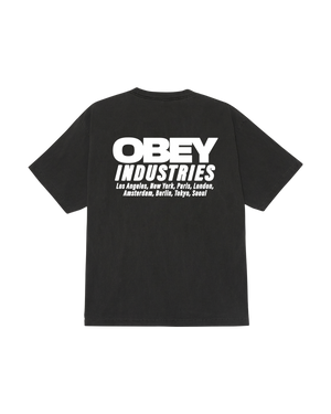 OBEY Industries Pigment T-Shirt Pigment Dusty Black 167924336
