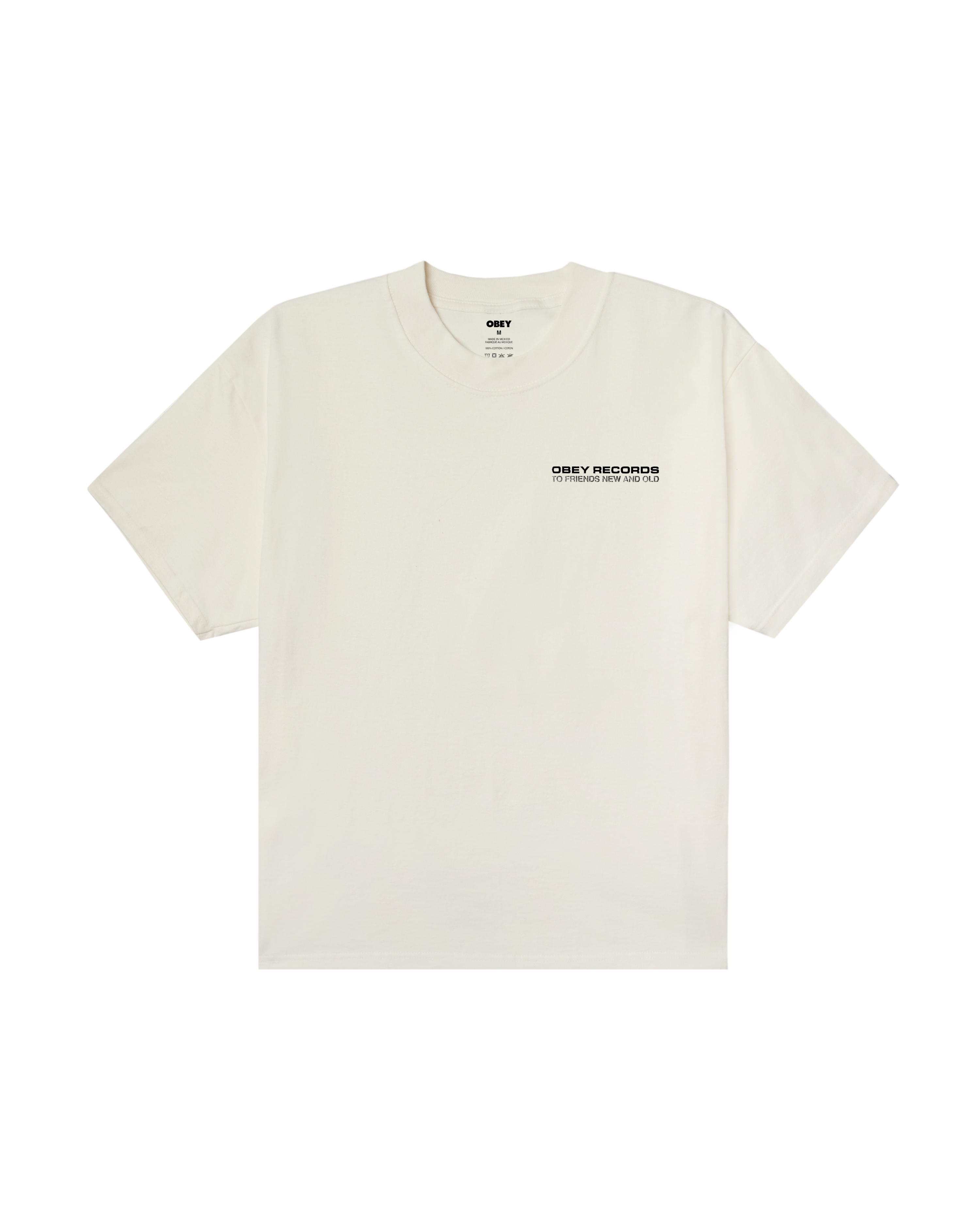 OBEY Men's Obey To New Friends And Old Vintage White 168024360 VWH