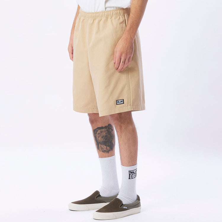 Obey Men's Easy Relaxed Twill Short Irish Cream 172120078 IRC - APLAZE