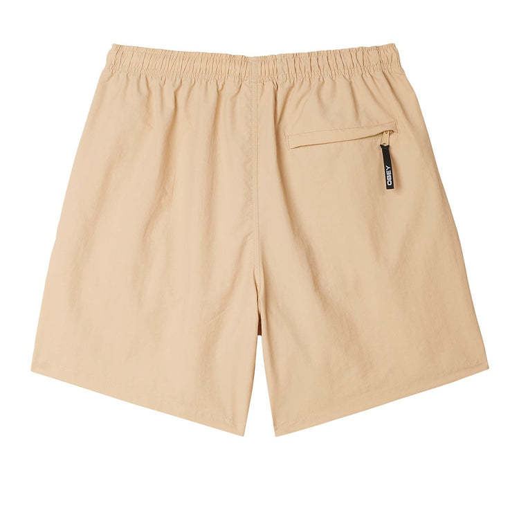 Obey Men's Easy Eyes Nylon Short Irish Cream 172120100 CRM - APLAZE