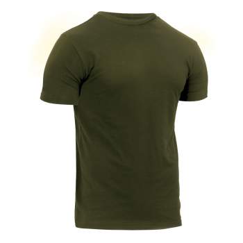 Rothco Athletic Fit Solid Color T-Shirt Olive Drab 1740 1741
