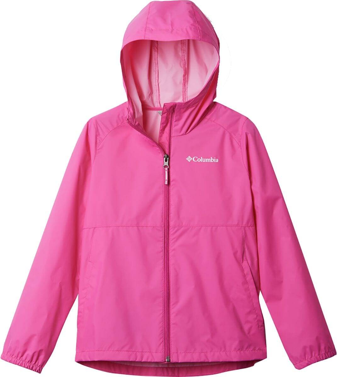 Columbia Girls Switchback II Water Resistant Jacket Pink Ice 1867041 695 MX1