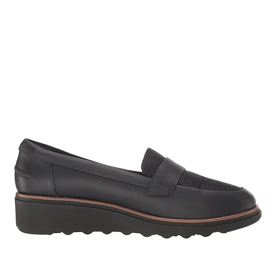 Clarks Women's Sharon Gracie Navy Combi Leather 26175574