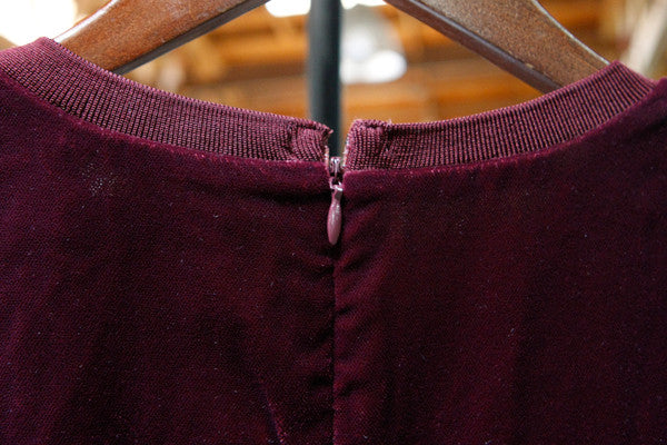 Polo Ralph Lauren Women's Velvet Shirtdress Chianti 200733525001 B6