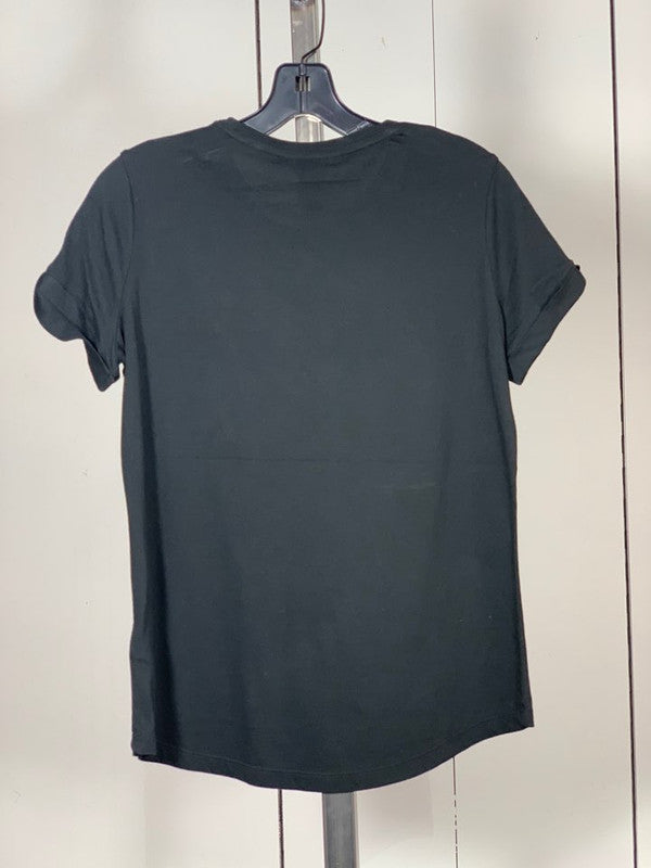 Polo Ralph Lauren Women's Black Logo Patch Short Sleeve T-Shirt Black 200755256002 B3