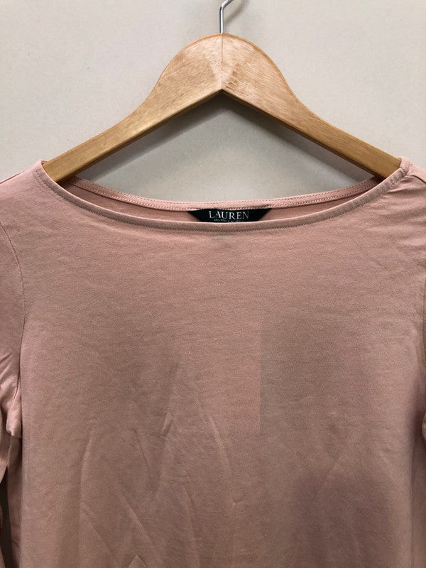 Polo Ralph Lauren Women's Jersey Puff-Sleeve Pink 200787122002 B5