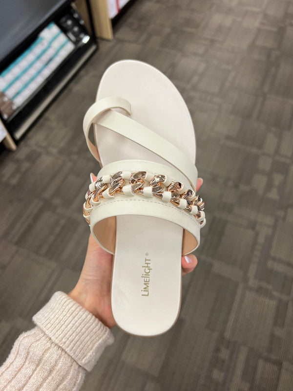 Limelight Women's Lynn Flip Flop Slipper Beige 202061